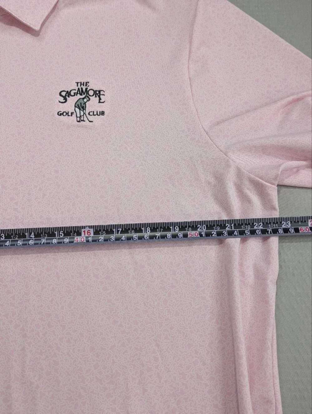 Adidas The Sagamore Golf Club Polo Shirt Mens L Pink NWT